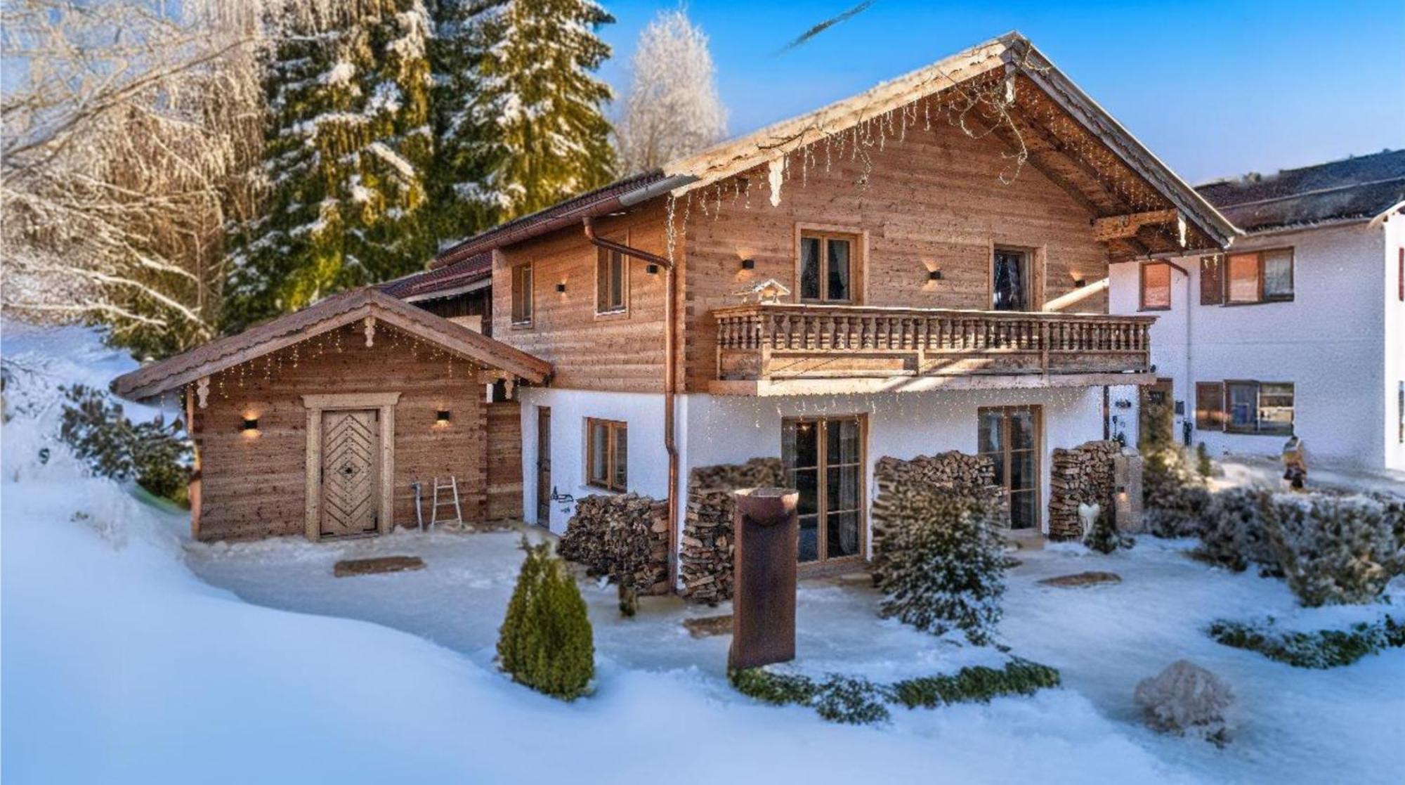 Exklusives Alpenchalet Mit Jacuzzi & Sauna Fuer Bis Zu 14 Personen Villa Bayrischzell Exterior photo